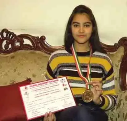 साहिरा ने नेशनल डांस स्पोर्ट्स चैंपियनशिप में जीता गोल्ड