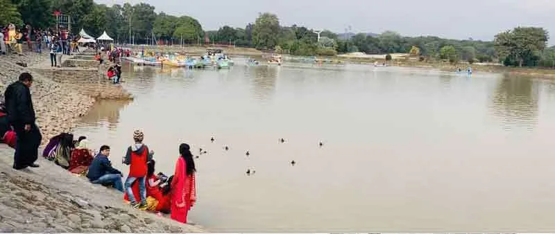 धूप से लौटी सुखना झील की रौनक