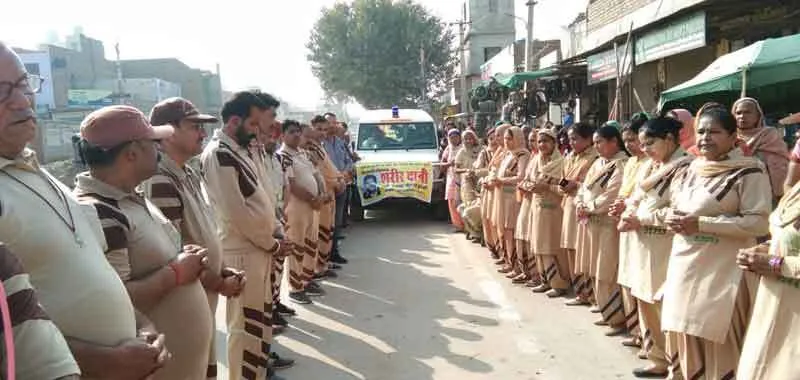 महेंद्र कुमार इन्सां बने श्रीगंगानगर के 29वें शरीरदानी