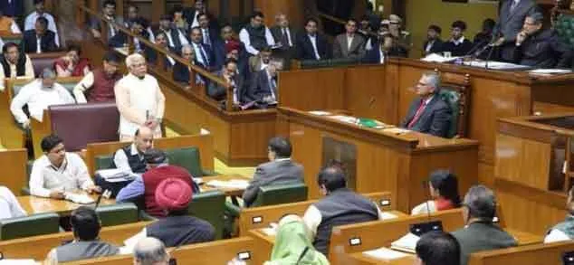 हरियाणा विधानसभा में गूंजे भारत माता की जय के नारे