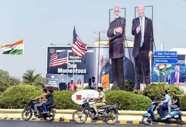 अमेरिकी राष्ट्रपति ट्रंप- पीएम मोदी गुजरात में आज करेंगे रोड शो
