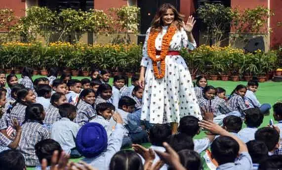 ‘नमस्ते ट्रम्प’ : दिल्ली सरकार के हैप्पीनेस कार्यक्रम से अभीभूत हुई मेलानिया