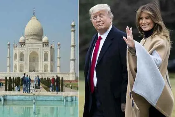 ताज की खूबसूरती का दीदार करने ट्रंप पहुंचे आगरा