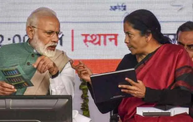मोदी सरकार में नियंत्रित रहा वित्तीय घाटा : सीतारमण