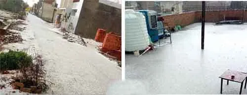 Rain: बारिश से फिर बढ़ी ठिठुरन, भटिंडा में ओलावृष्टि