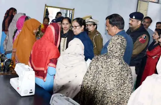 पंजाब हरियाणा हाईकोर्ट की न्यायधीश ने किया जिला कारागार का निरीक्षण