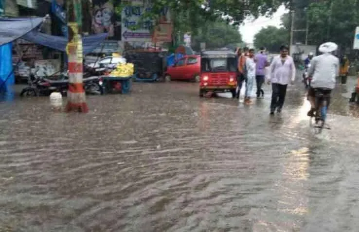 राजस्थान में बदला मौसम हुई बारिश व ओलावृष्टि