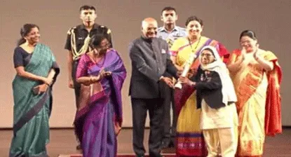 राष्ट्रपति ने प्रदान किये नारी शक्ति पुरस्कार 2019