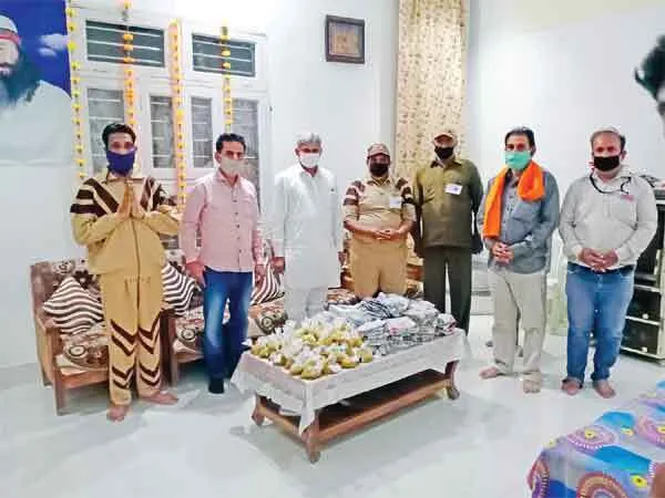 विधायक बलवीर सिंह लूथरा ने डेरा सच्चा सौदा के सेवादारों की प्रशंसा