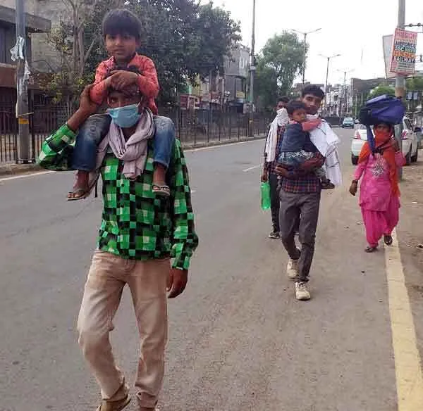 फिर शुरू हुआ प्रवासियों का पलायन