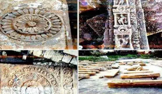 अयोध्या/ रामजन्मभूमि पर खुदाई में मिलीं प्राचीन मूर्तियां-शिवलिंग