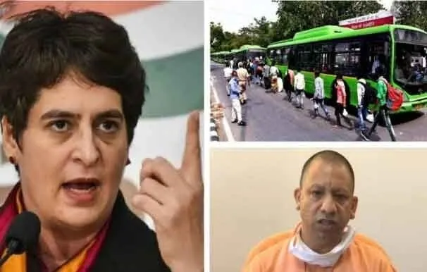 बसों की राजनीति में पिस रहे मजदूर