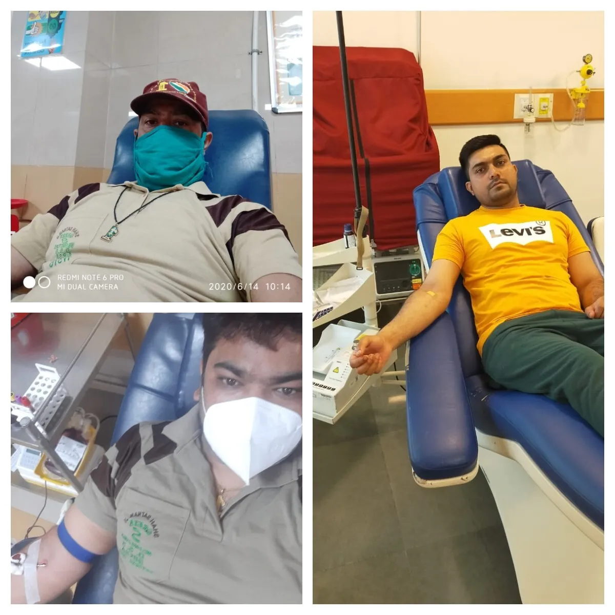 चंडीगढ़ के डेरा अनुयायियों ने किया 27 यूनिट रक्तदान