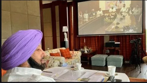 अमरिन्दर ने लिया एम्स बठिंडा में कोविड की तैयारियों का जायजा