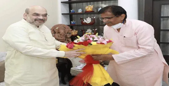 गृहमंत्री अमित शाह समेत भाजपा के वरिष्ठ नेताओं से मिले प्रदेश अध्यक्ष ओमप्रकाश धनखड़