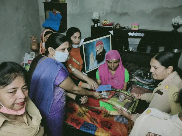 लड़की की शादी में डेरा श्रद्धालुओं ने बढ़ाया मदद का हाथ