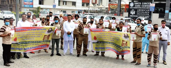 डेरा सच्चा सौदा अनुयायियों ने चार अस्पतालों में किया 56 यूनिट रक्तदान