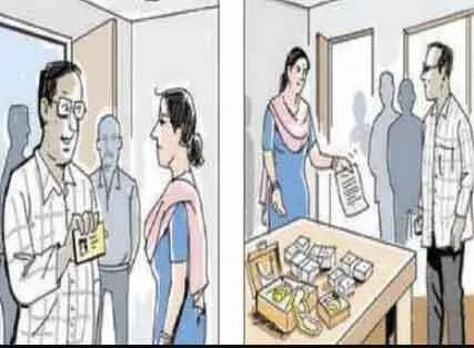 आयकर अधिकारी बनकर दो महिलाओं ने ज्वेलर्स की दुकान पर मारा छापा