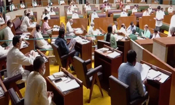 हंगामे के बीच हरियाणा विधानसभा की कार्यवाही अनिश्चितकाल के लिए स्थगित