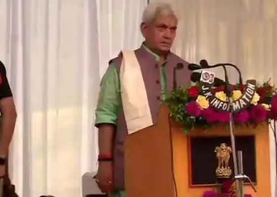 मनोज सिन्हा ने ली जम्मू कश्मीर के उपराज्यपाल पद की शपथ