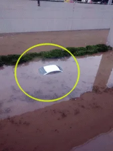 Millennium City submerged due to rain