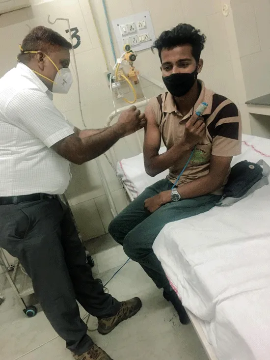 अरूण इन्सां पर कोरोना वैक्सीन के पहले चरण का ट्रायल सफल