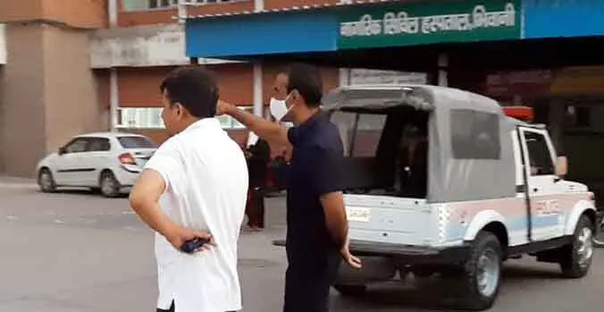कोरोना संक्रमित बैंक लुटेरा अस्पताल से फरार
