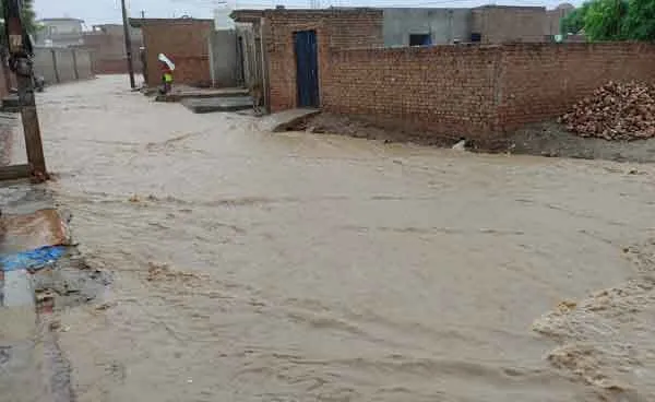 टिब्बी में जमकर बरसे मेघा, दर्ज की गई 52एमएम बारिश