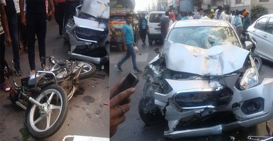 पानीपत….लाल बत्ती चौक पर हुआ दर्दनाक हादसा दो लोगों की मौत