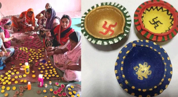 कभी शराब बनाने वाली महिलाएं अब दीये, मोमबत्ती बनाकर कर रही हैं घरों को रोशन