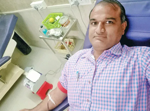 पावन अवतार दिवस की खुशी में किया रक्तदान