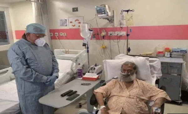 सीएम ने जाना स्वास्थ्य मंत्री अनिज विज का स्वास्थ्य