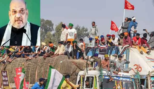गृहमंत्री के साथ किसानों की वार्ता जारी