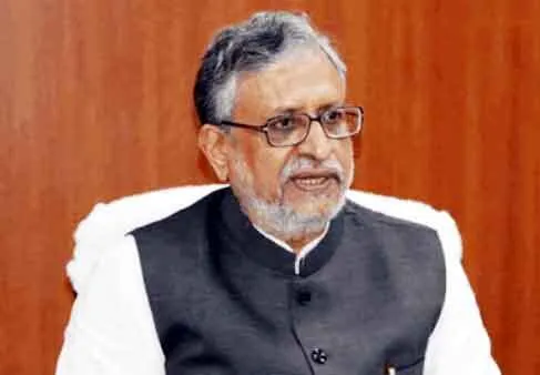 सुशील मोदी निर्विरोध जीते राज्यसभा का उपचुनाव