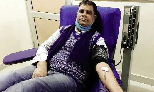 सेवादारों ने किया रक्तदान