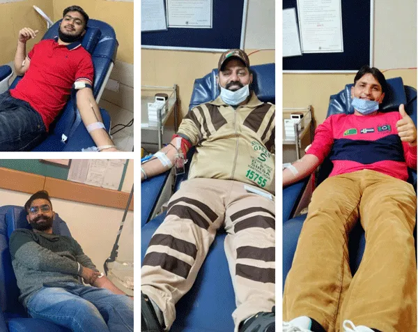 रक्तदान कर चंडीगढ़ के डेरा प्रेमियों ने बचाई 20 और जिंदगियां