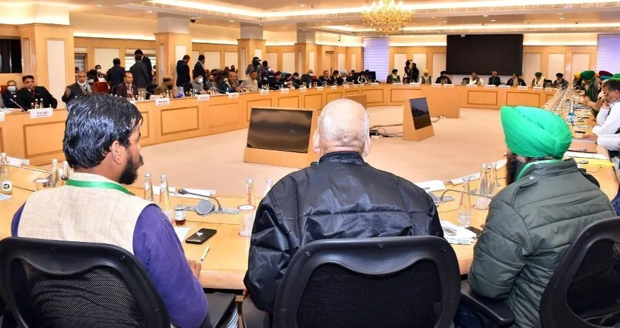 सरकार और किसान के साथ आज फिर बैठक रही बेनतीजा