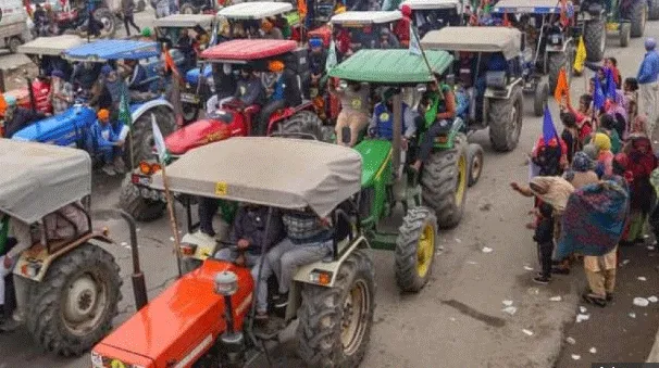 26 की तैयारी, पंजाब के गांवों के दिल्ली की ओर रवाना होंने लगे किसान