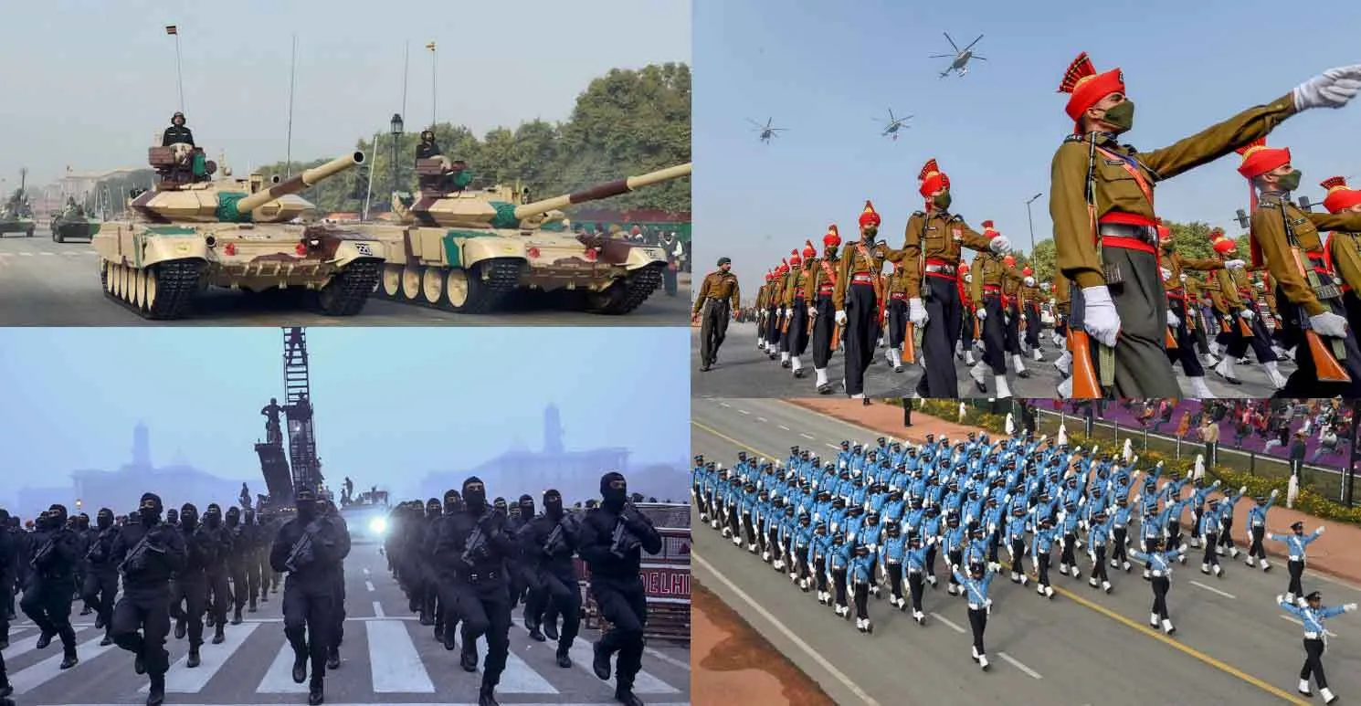 राजपथ पर दिखी ऐतिहासिक विरासत