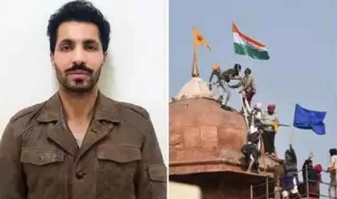 26 जनवरी को लालक़िले पर धार्मिक झंडा फहराने और हिंसा भड़काने का आरोपी दीप सिद्धू सात दिन की रिमांड पर