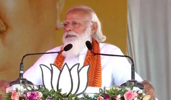 PM मोदी एक दिवसीय दौरे पर पुड्डुचेरी पहुंचे