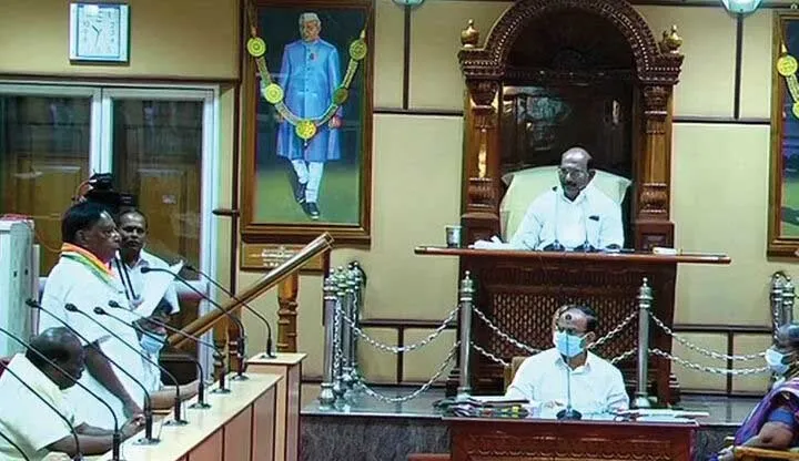 पुडुचेरी में गिरी कांग्रेस सरकार