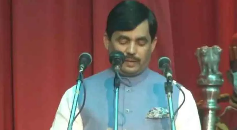 बिहार मंत्रिमंडल विस्तार: भाजपा एमएलसी शाहनवाज हुसैन ने ली शपथ