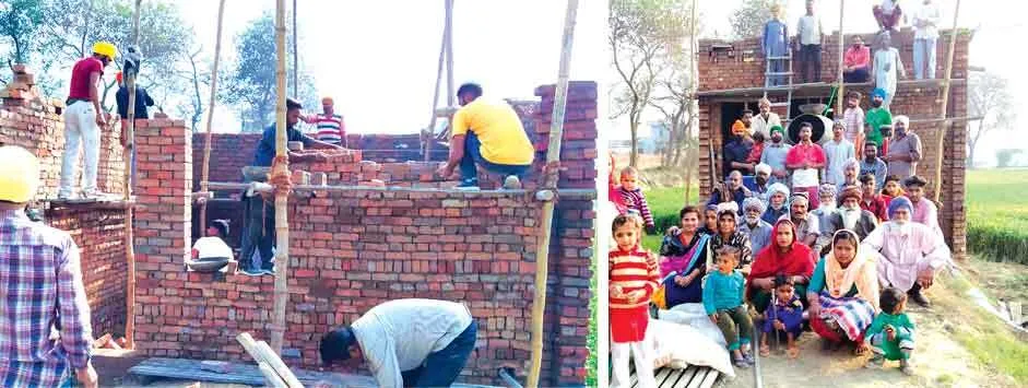 खुद का मकान देख भावुक हुआ गरीबण सिंह