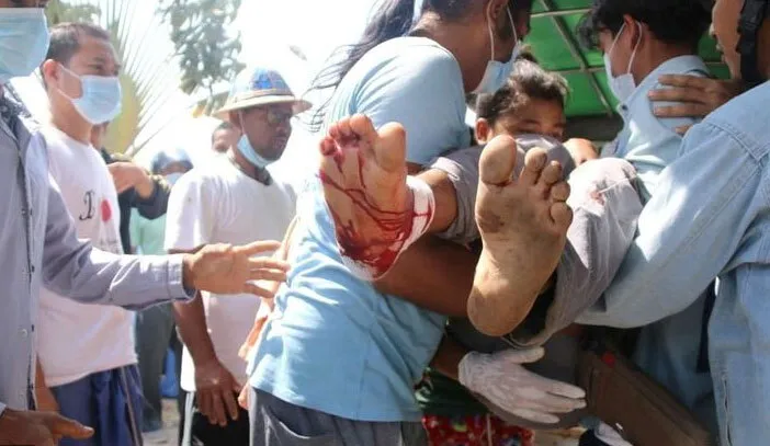 म्यांमार में 38 प्रदर्शनकारियों की मौत, 80 अन्य घायल