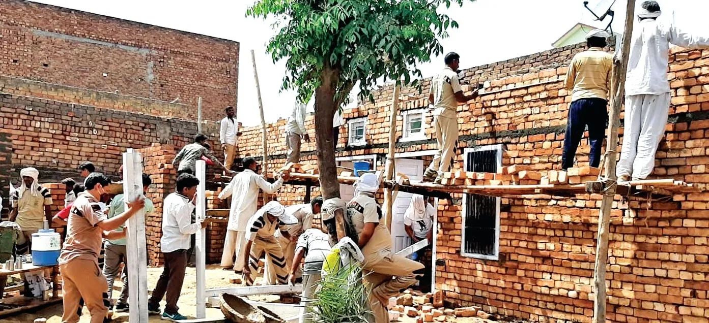 नरवाना ब्लॉक की साध-संगत ने बनवाया जरूरतमंद का आशियाना