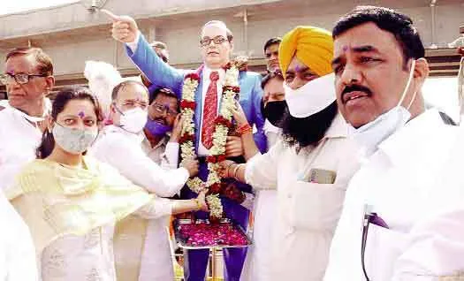 संविधान निर्माता डॉ. भीमराव अम्बेडकर की 130वीं जयन्ती पर जिले में हुए अनेकानेक कार्यक्रम