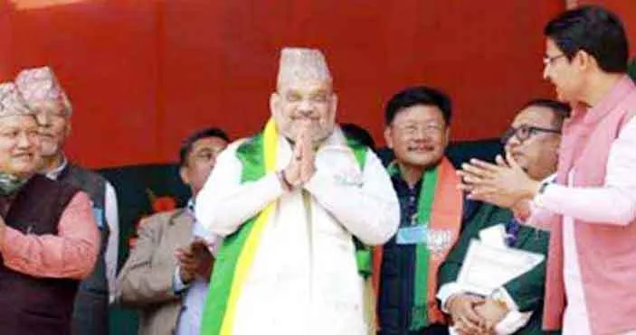 जीटीए का स्थायी राजनीतिक समाधान निकाला जाएगा: शाह