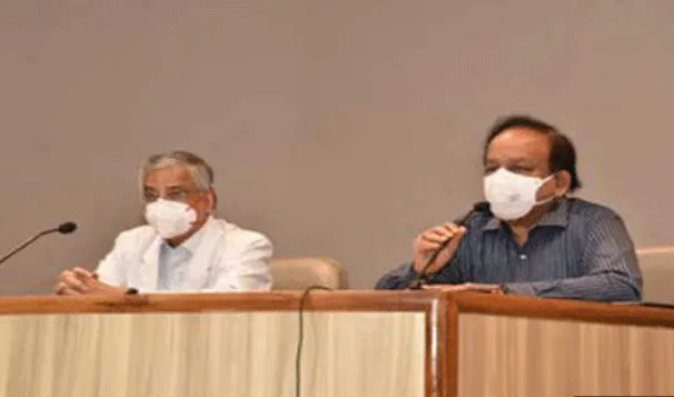 स्वास्थ्य मंत्री हर्षवर्धन ने कोविड की समीक्षा बैठक की, कोरोना योद्धाओं के योगदान की प्रशंसा