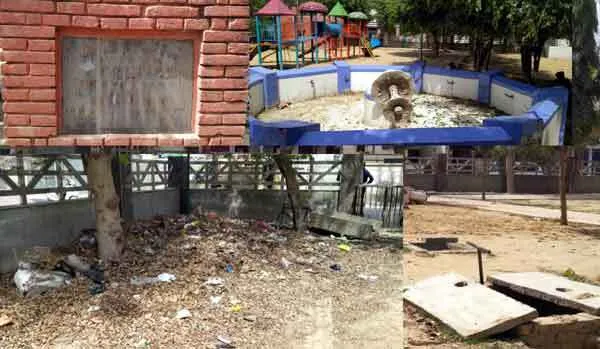 ताऊ देवीलाल पार्क में ‘लाइट न पानी’